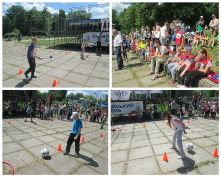 Вихованці пришкільних таборів міста взяли участь у Всеукраїнському Олімпійському дні