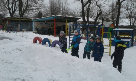 Зимове спортивне свято в ЗДО №66