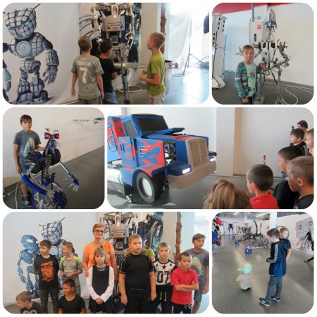 Учні 4-Б класу ЗОШ № 5 відвідали виставку роботів-трансформерів