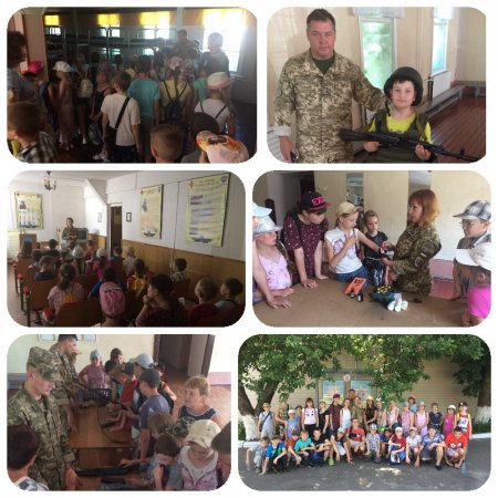 Екскурсія до військової частини вихованців пришкільного табору «Сонечко» ЗОШ № 5
