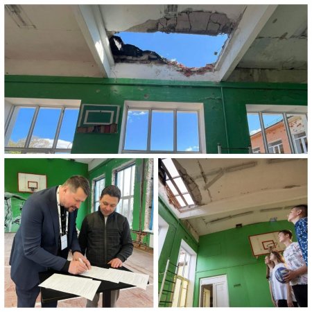 Благодійний фонд «Сягай Небес» допоможе місту Чернігову у відновленні спортивної зали у школі №20